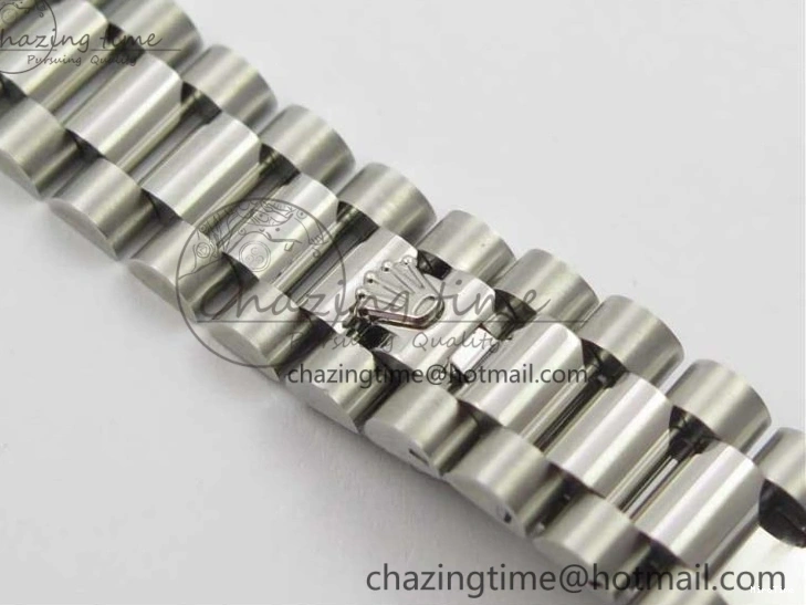 MiroTime 0402 Datejust 31mm 278275 SS Crystal Bezel BP Maker Best Edition Pink Roman Dial Crystal @6 on SS President Bracelet Contemporary 3082